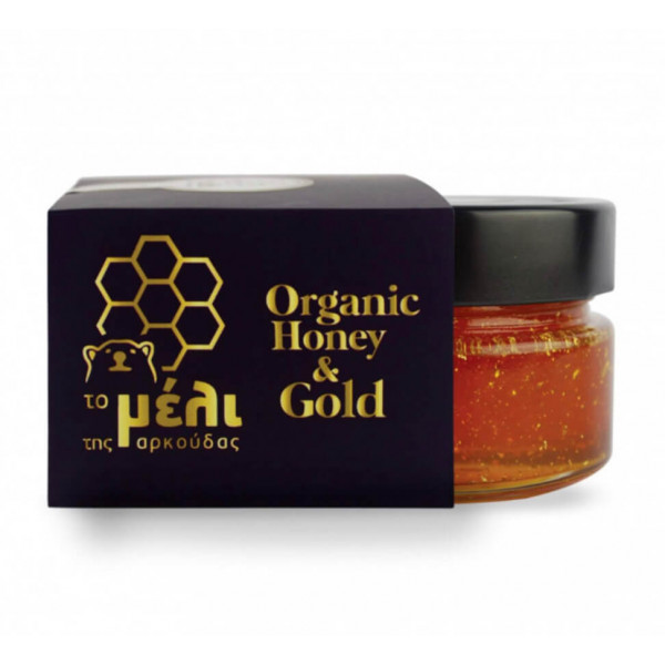Μέλι με βρώσιμα φύλλα χρυσού 24κ