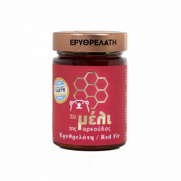 Έλατο από την Οροσειρα της Ροδόπης (άθερμο, εξαγωγή από τις κηρήθρες με φυγοκέντριση)
 Γραμμάρια-440gr